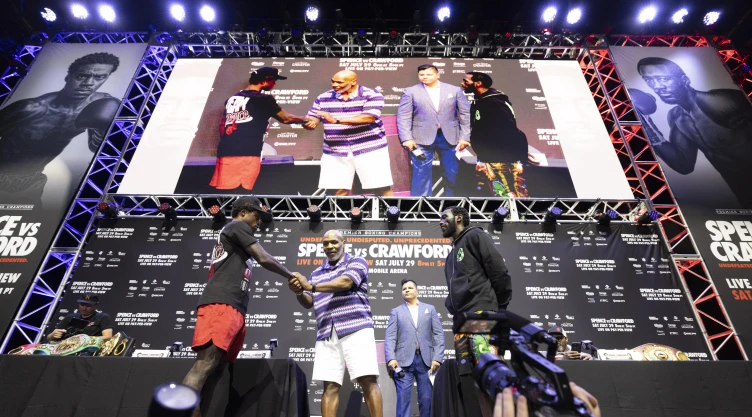Errol Spence Terence Crawford box azteca