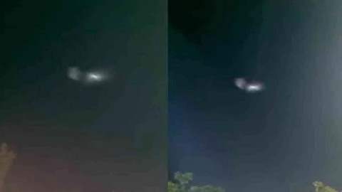 captan supuesto ángel en el cielo en Playa del Carmen