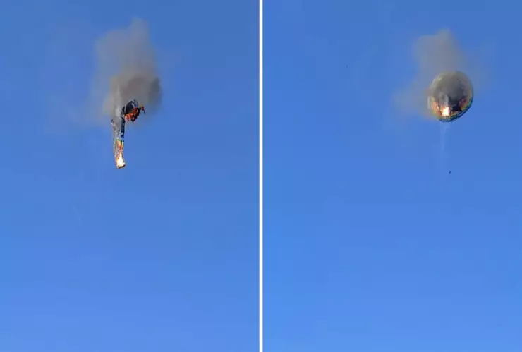 Tragedia en el cielo globo aerostático se incendia en vuelo. VIDEO.jpg