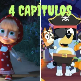 Capítulos de Masha y El Oso y Bluey para ver en Halloween