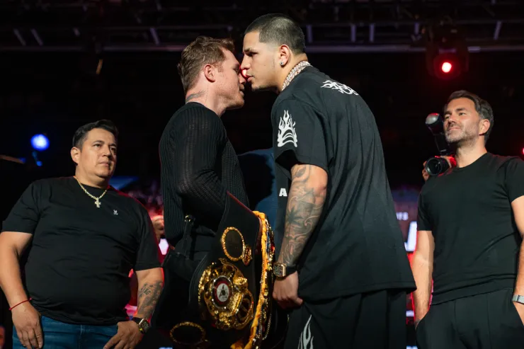 Canelo Álvarez Berlanga conferencia de prensa Nueva York pelea