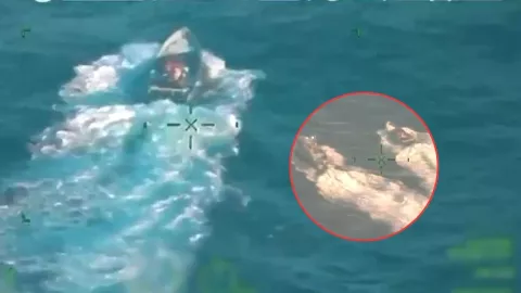 VIDEO de la persecución en altamar en Baja California Sur; capturaron 4 toneladas de cocaína