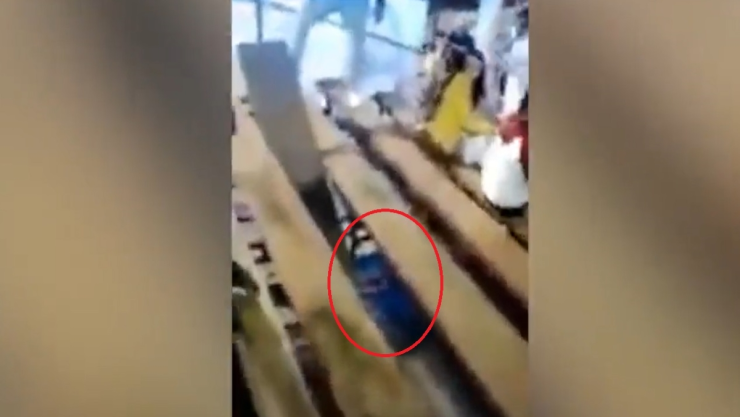 Comerciante se cae gradas tehuacán