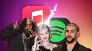 Diferencias entre Spotify Wrapped y Apple Music 2025: ¿Quién es el mejor artista del 2025, Bad Bunny o Rosé y Kendrick Lamar?