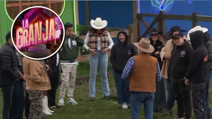 Tiktokers se reunieron afuera del establo para trabajar en La Granja VIP.