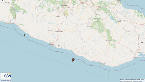 Sismo hoy en Oaxaca: Reportan enjambre de más de 60 temblores en Pinotepa Nacional