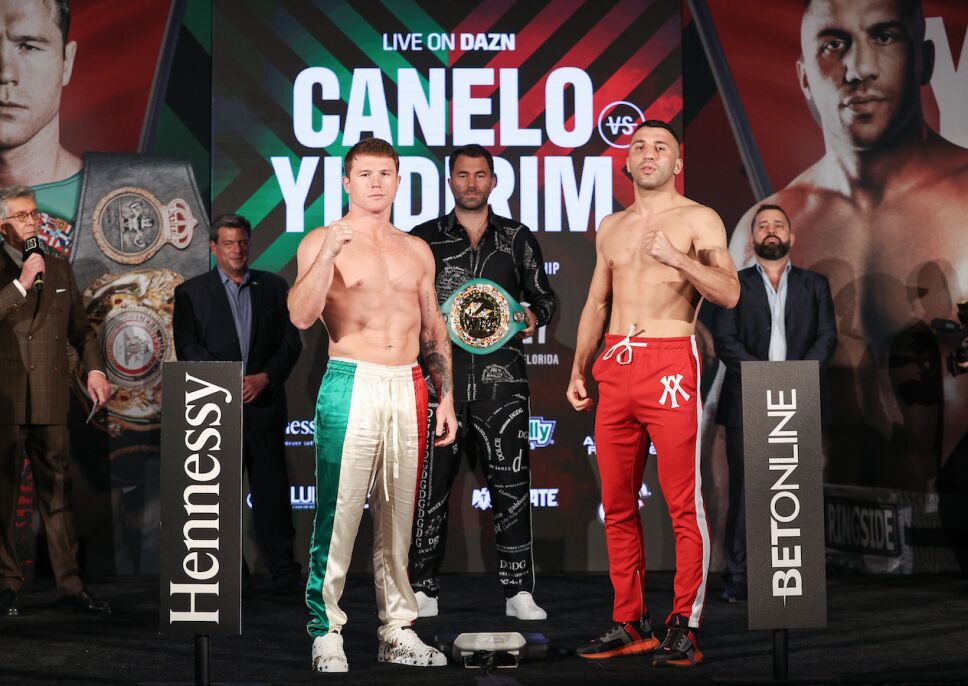 Canelo Álvarez vs Avni Yildirim pesaje de la pelea