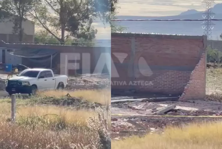 Suman dos muertos tras derrumbe de la barda de una casa en San Francisco de los Romo