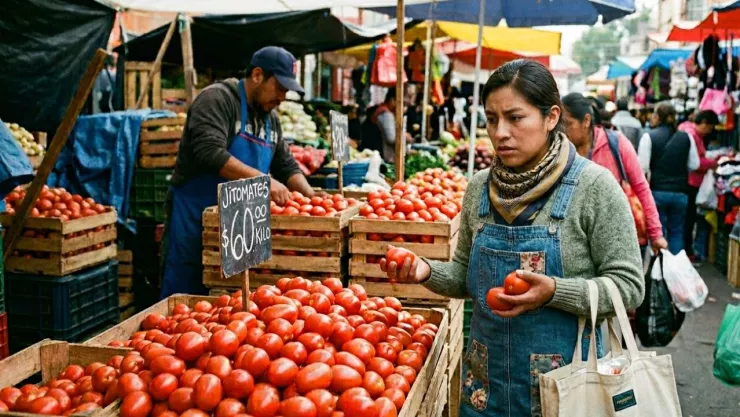 Precio del jitomate se dispara en CDMX: ¿A cuánto está el kilo en abril 2026?