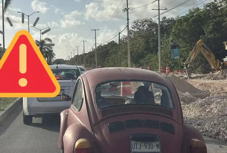 13 Cierres viales en Cancún para este 1 de julio; evita el tráfico