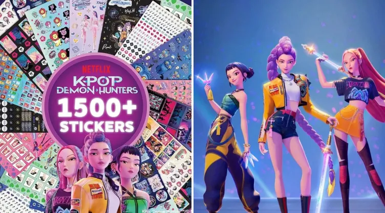 1500 stickers de KPop Demon Hunters