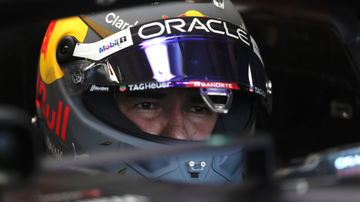 Checo Pérez en Gran Premio de Brasil