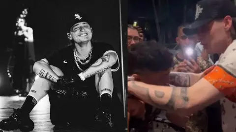 “Dios te bendiga”_ El gesto de Peso Pluma con un fan que fue aplaudido en redes