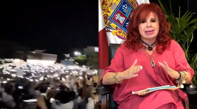Gobernadora Layda Sansores responde a policías de Campeche protesta