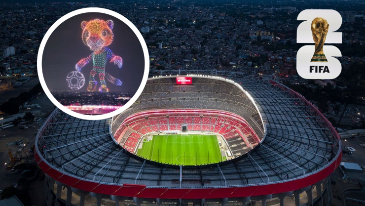 El show de drones que realizó FIFA en el Estadio Ciudad de México
