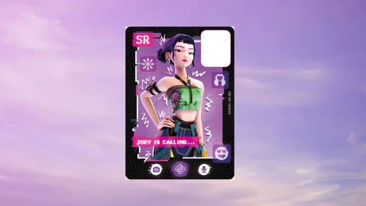 Zoey de KPop Demon Hunters en la categoría Brush Rare