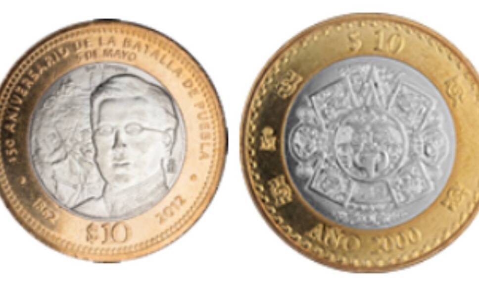 Moneda conmemorativa de 5 de mayo la venden en 20 mil pesos