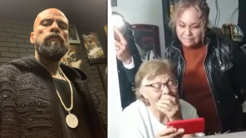 Abuela reacciona a video de Babo.