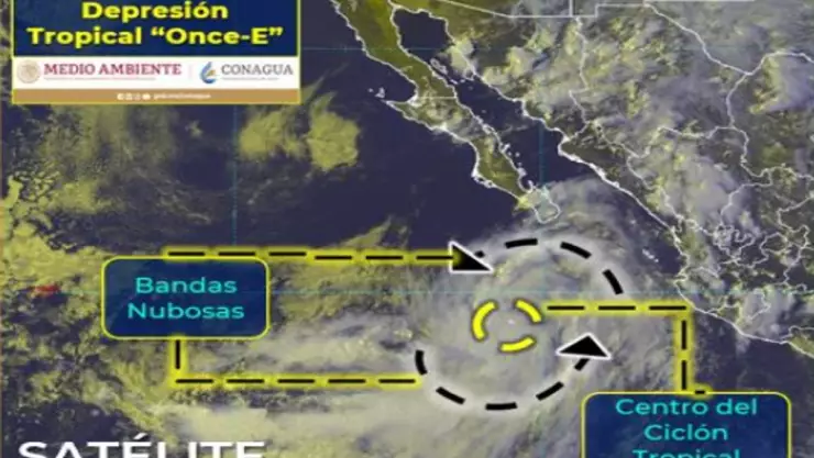 Depresión tropical Once-e