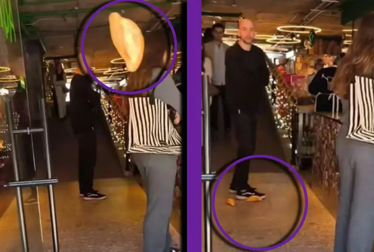 VIDEO_ ¡No perdonan! Hombre le avienta bolillos a panadería de Richard Hart, chef británico que criticó el pan mexicano.webp