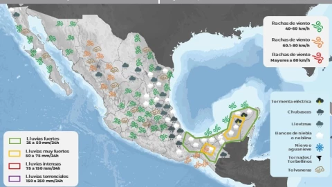 Clima en México hoy 12 de marzo de 2024