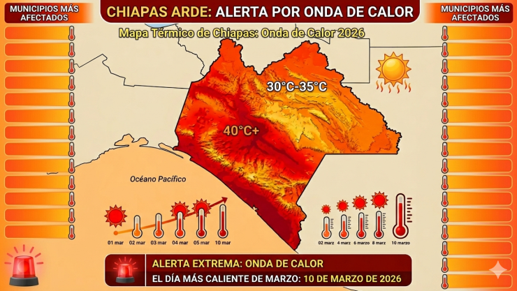 ¡Alerta roja climática! El termómetro está por explotar: El día más caliente de la quincena.