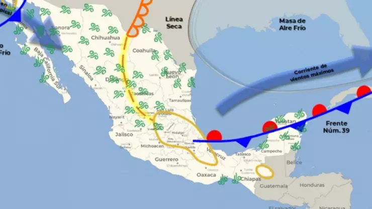 Protección Civil anuncia el fin de las lluvias y nuevo frente frío
