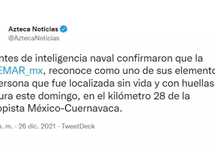 cadaver marino mexico cuernavaca