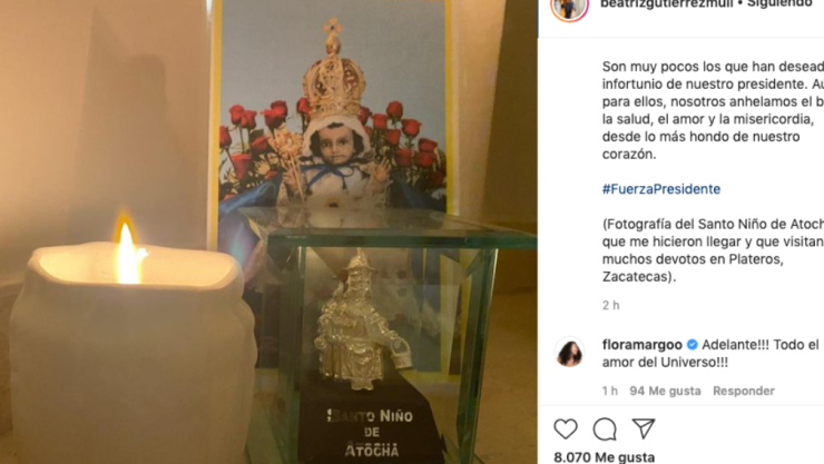 Envían a AMLO oraciones, mantras, recetas y jaculatorias para desearle buena salud.