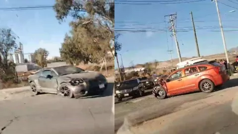 Tijuana hoy: Accidente entre dos camionetas en el bulevar 2000; 5 de enero 2025