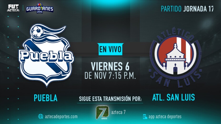 Puebla vs Atlético San Luis | Jornada 17 Liga MX