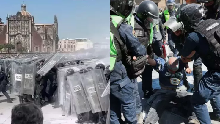 VIDEO | Se registra agresión durante marcha de la Generación Z: Dos reporteros de TV Azteca son heridos