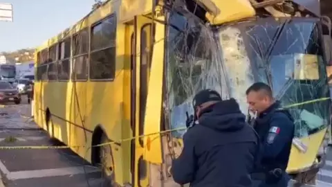 Carambola en la carretera México-Toluca