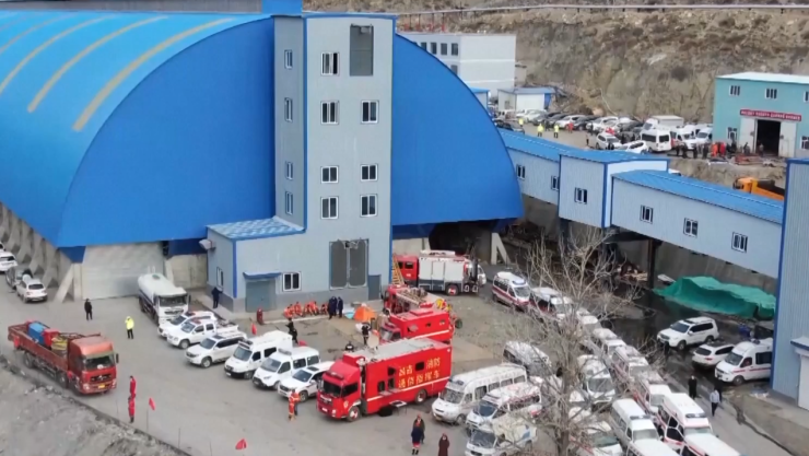 Rescate de mineros en China