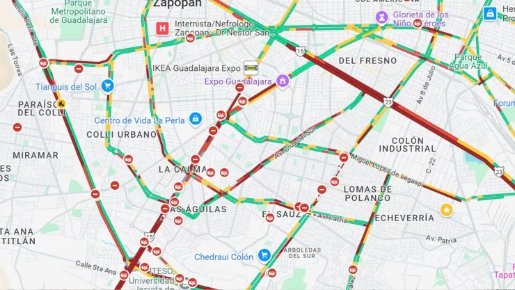 EDITORIAL EN VIVO Intensa lluvia colapsa Guadalajara hoy; tráfico, vialidades cerradas e inundaciones este 24 de junio