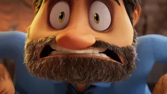 En las películas clásicas de monstruos, el Hombre Lobo es una figura trágica, generalmente un hombre que se convierte en un lobo por una maldición, pero en Hotel Transylvania, el Hombre Lobo es un personaje simpático.