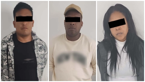 Un mexicano y dos cubanos detenidos por una extorsión en CDMX.