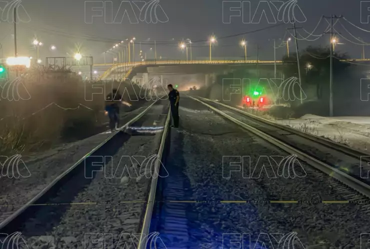 Muere hombre atropellado por tren