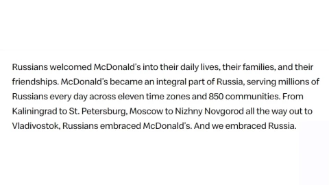 McDonald’s Rusia
