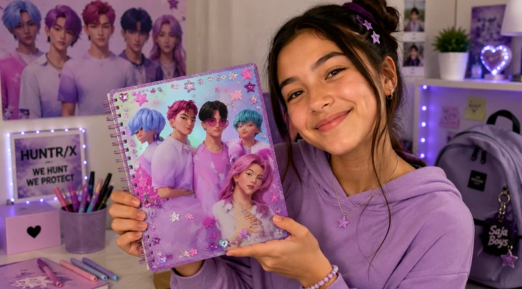 5 ideas para personalizar tu libreta con los Saja Boys de KPop Demon Hunters