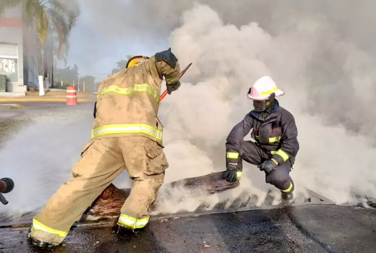 Se registra fuerte incendio en Bosques del Centinela Zapopan