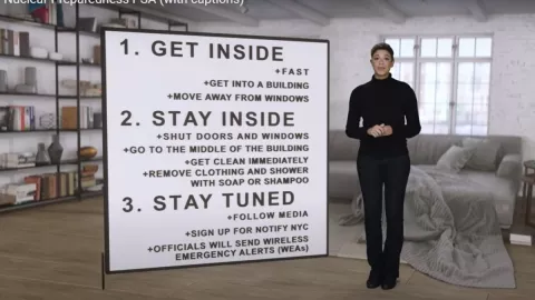 Nueva York publica guía de preparación para un ataque nuclear.