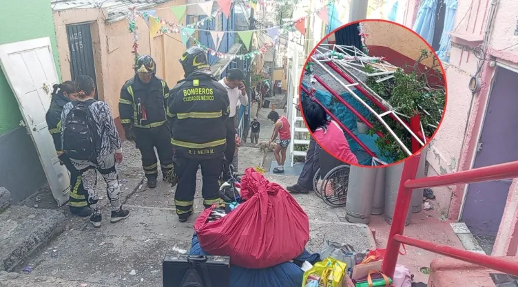 Explosión en CDMX Flamazo en casa de la Álvaro Obregón deja un quemado en el hospital