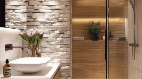 Reemplazar decoración de baño