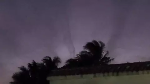 VIDEO_ Aparecen remolinos al sur de Mérid