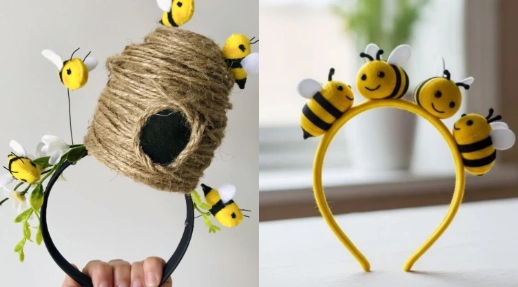 Cómo hacer una diadema de abejita: 5 ideas para sorprender a tu hija