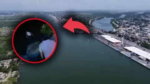 VIDEO: Así fue el momento en que un joven se aventó al río Pánuco; lo encontraron sin vida