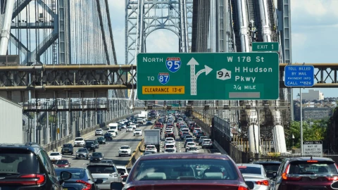 Tráfico en Nueva York.