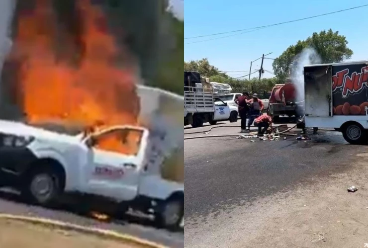 Las autoridades detuvieron a dos personas por los bloqueos en Apatzingán.