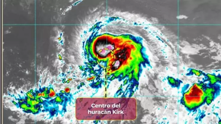 Kirk evoluciona a huracán categoría 1 en el Atlántico; esta es su distancia con Quintana Roo.jpg
